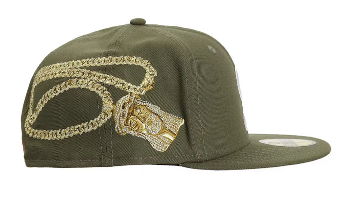 Supreme Jesus Piece S Logo New Era 59Fifty Hat Olive