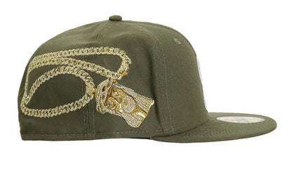 Supreme Jesus Piece S Logo New Era 59Fifty Hat Olive