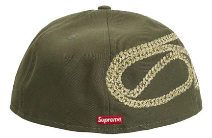 Supreme Jesus Piece S Logo New Era 59Fifty Hat Olive