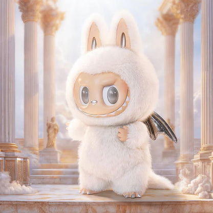 Labubu Zimomo Angel in clouds
